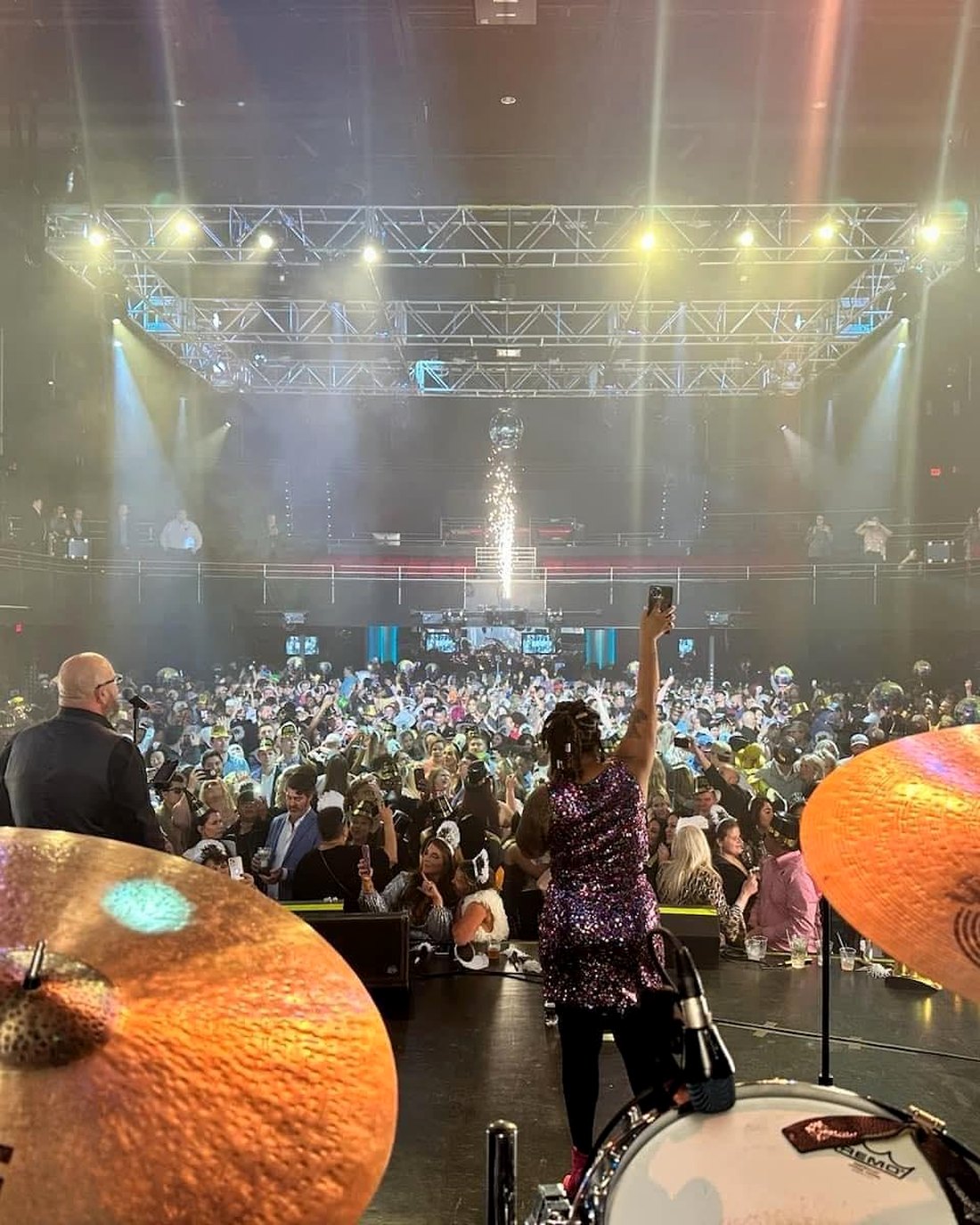 After Party performing to a capacity crowd